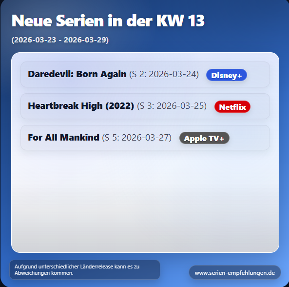 New series in week 13